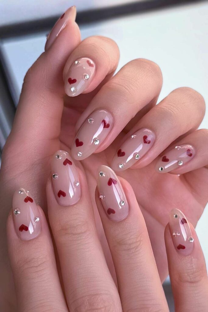 Rhinestone Hearts
