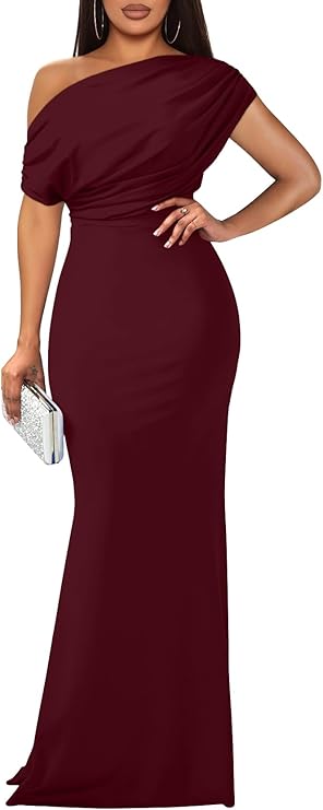 YMDUCH Women's Elegant Sleeveless Evening Dress