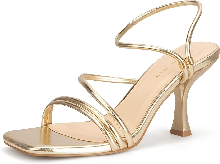 Women's Strappy Kitten Heels