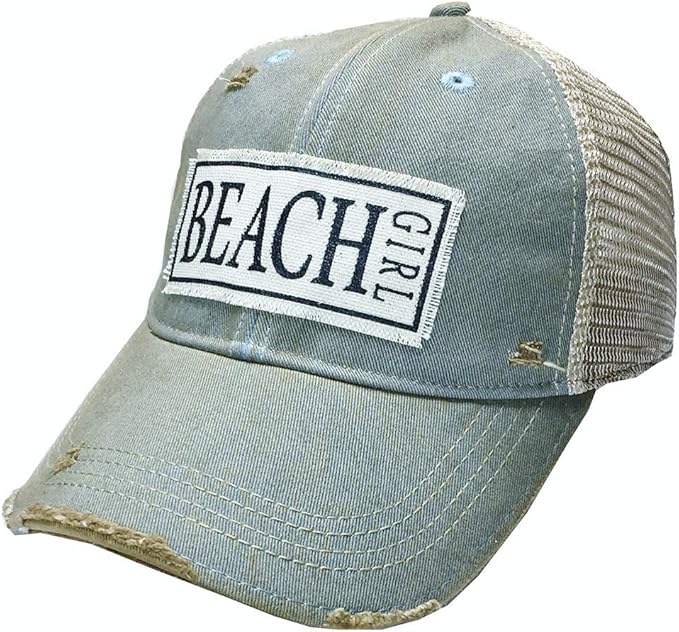 Vintage Life Distressed Trucker Baseball Cap