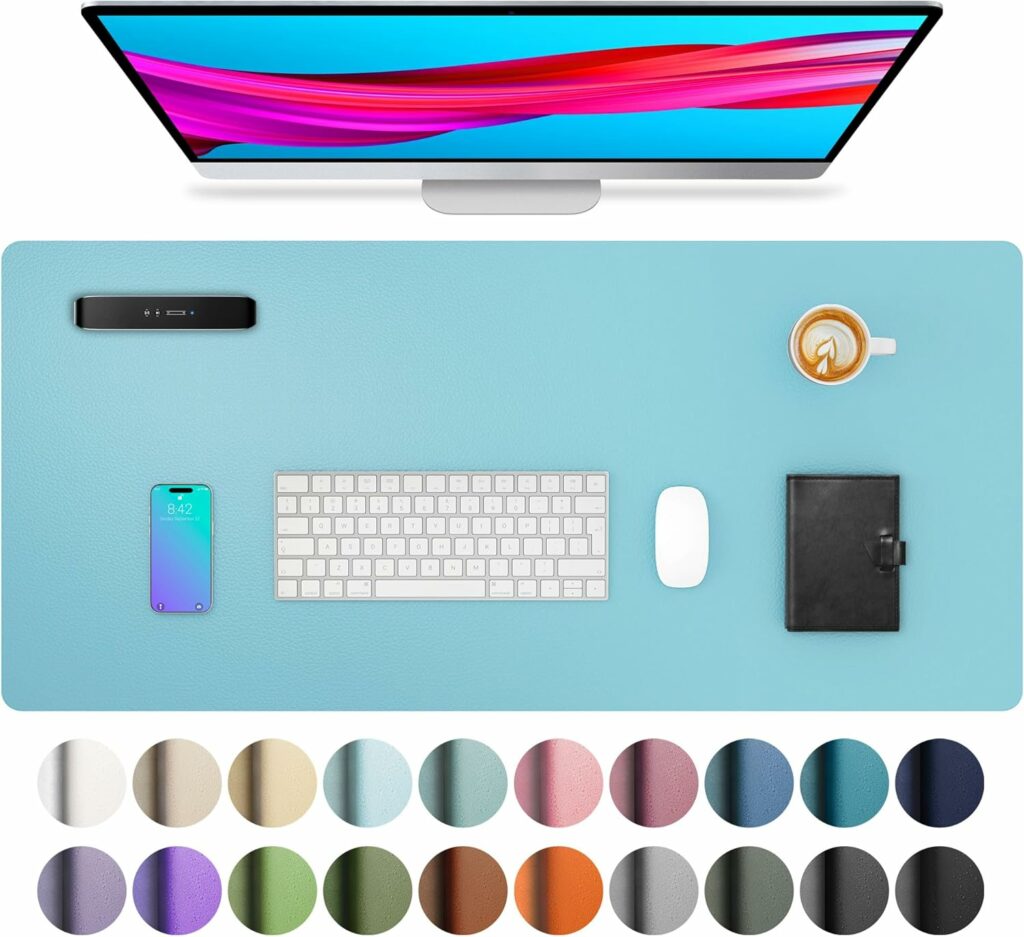 Non-Slip Waterproof PU Leather Desk Pad