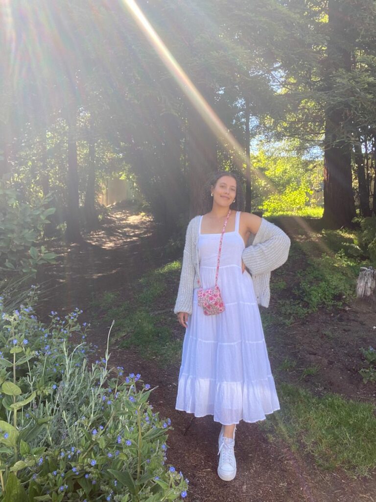 White Dress+Sandals