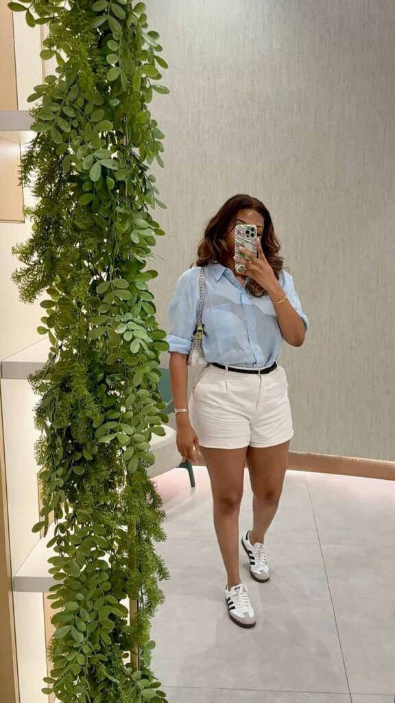 Button-Up and Shorts