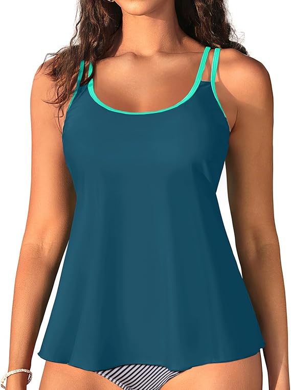 Women's Flowy Tankini Top