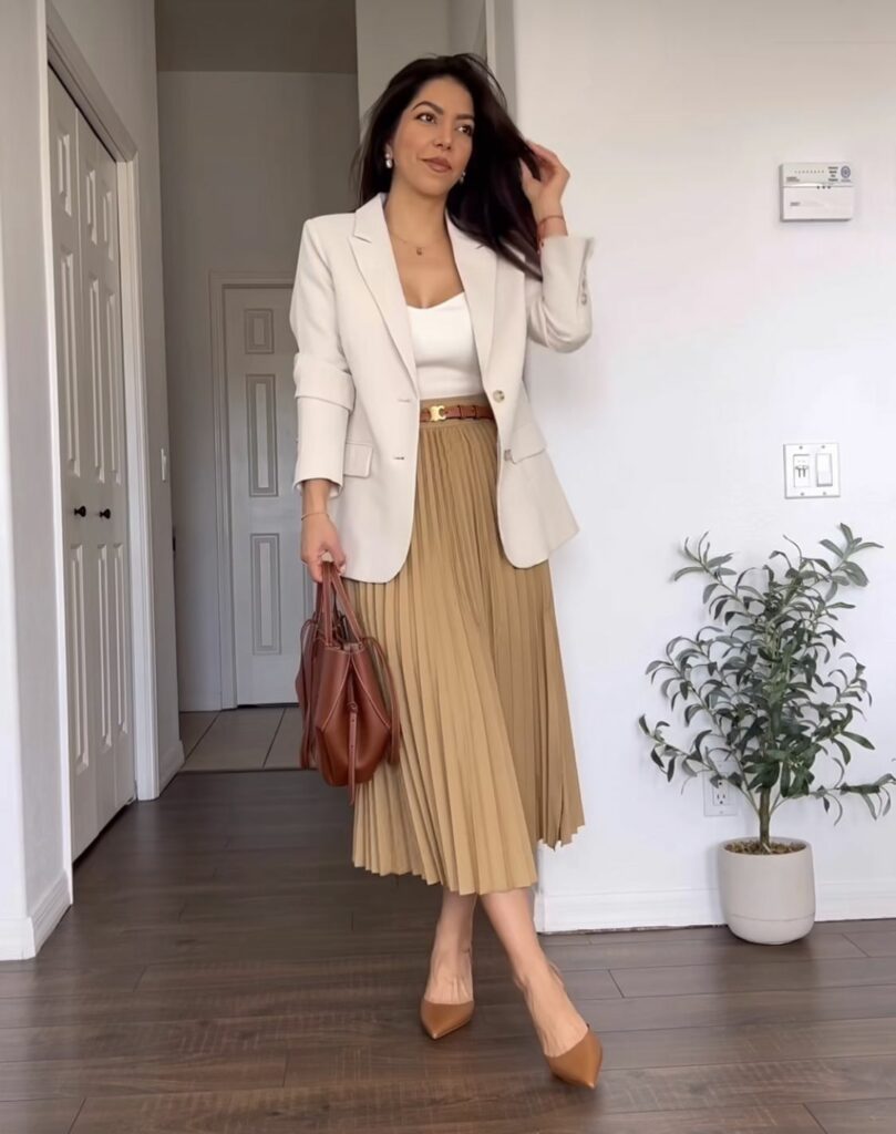 Blazer and Skirt