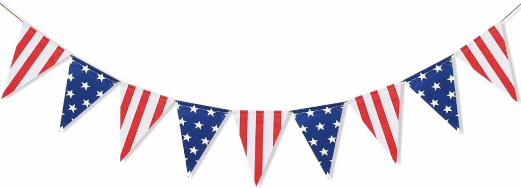 American Stars and Stripes Flag Bunting