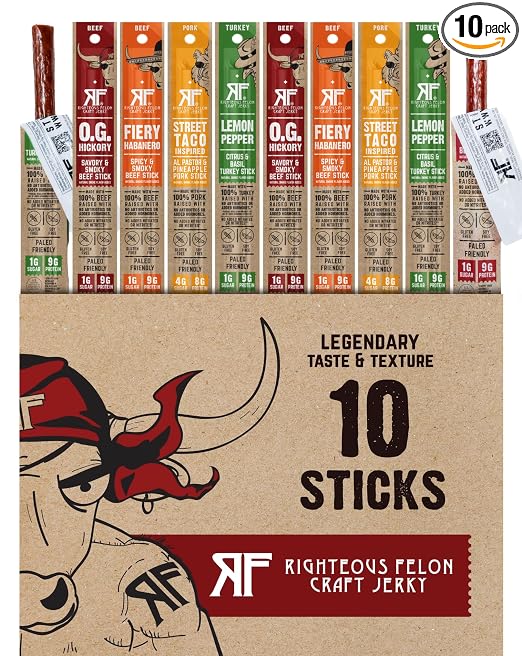 Righteous Felon Variety Meat Sticks