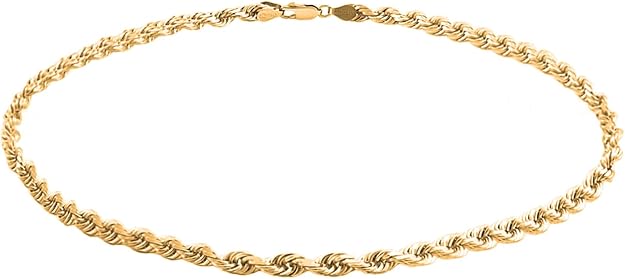 Savlano 18K Gold Plated Chain Anklet