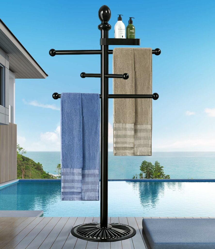 Pool Outdoor Towel Rack