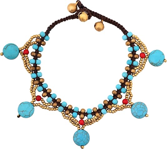 Bohemian Turquoise Anklet