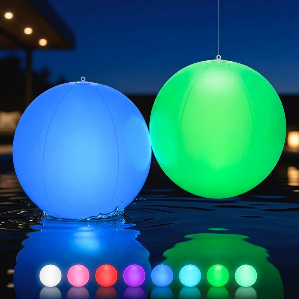 HAPIKAY Solar Floating Pool Lights
