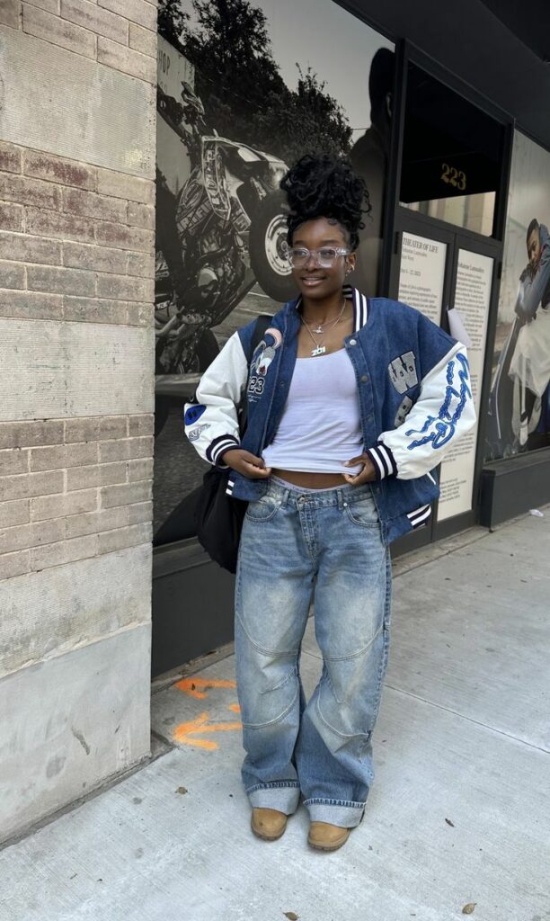 Letterman Jacket+Jeans