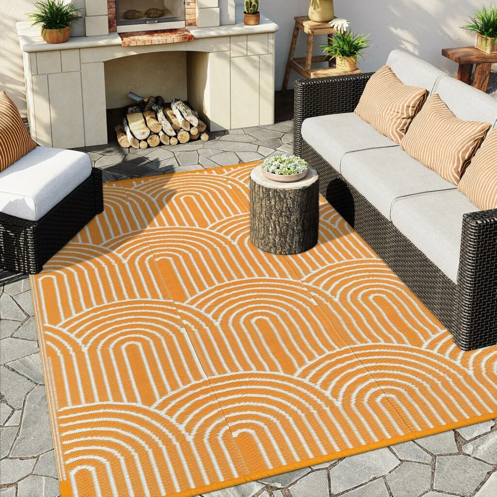 Rainbow Patio Rug