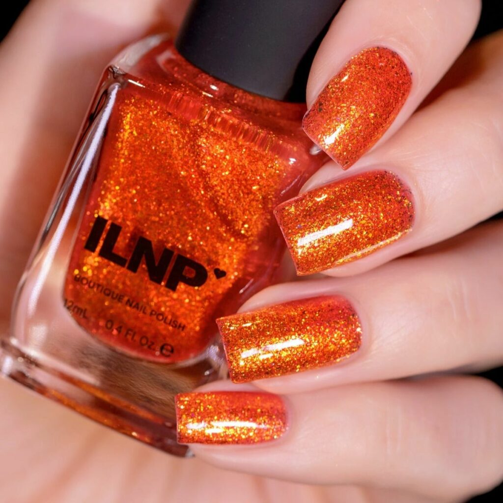 Orange Glitter