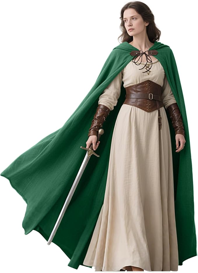 L'vow Medieval Hooded Cloak