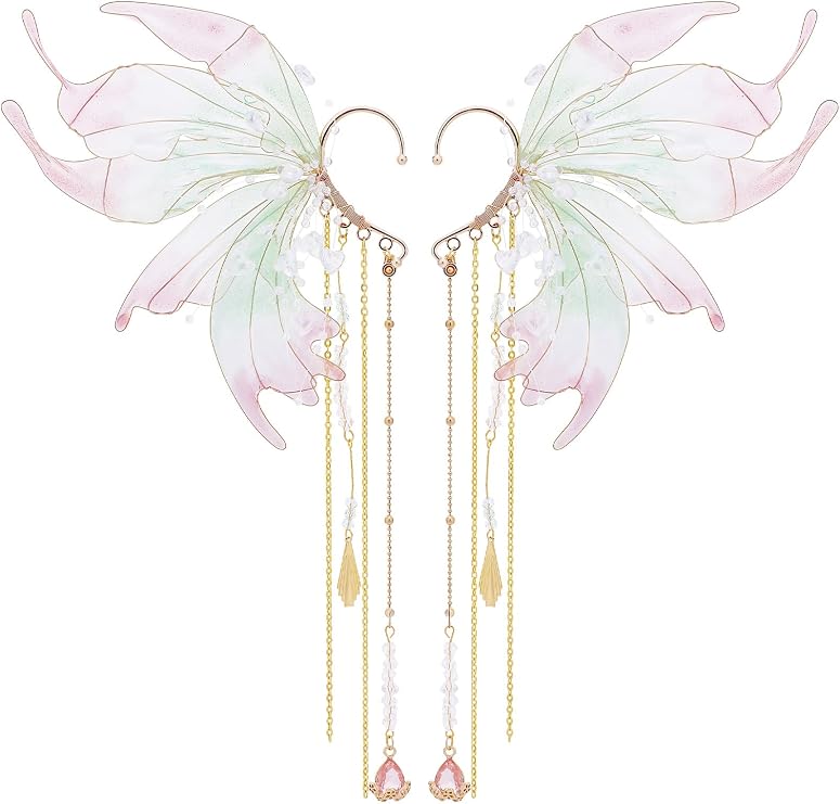 Freshme Butterfly Elf Ear Cuffs