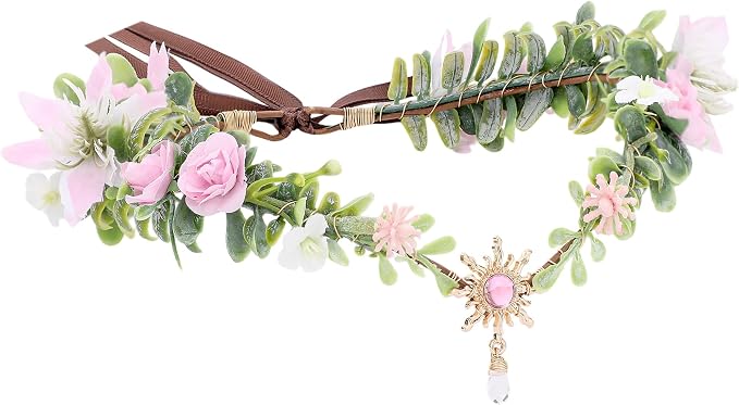 Mostory Woodland Flower Elf Crown