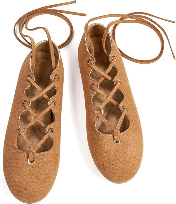 Women's Lace-Up Flat Shoes