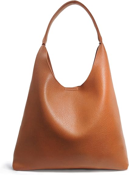Soft Vegan Leather Shoulder Handbag