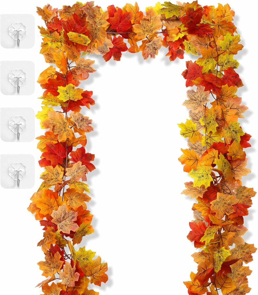 13FT Artificial Fall Leaves Garland