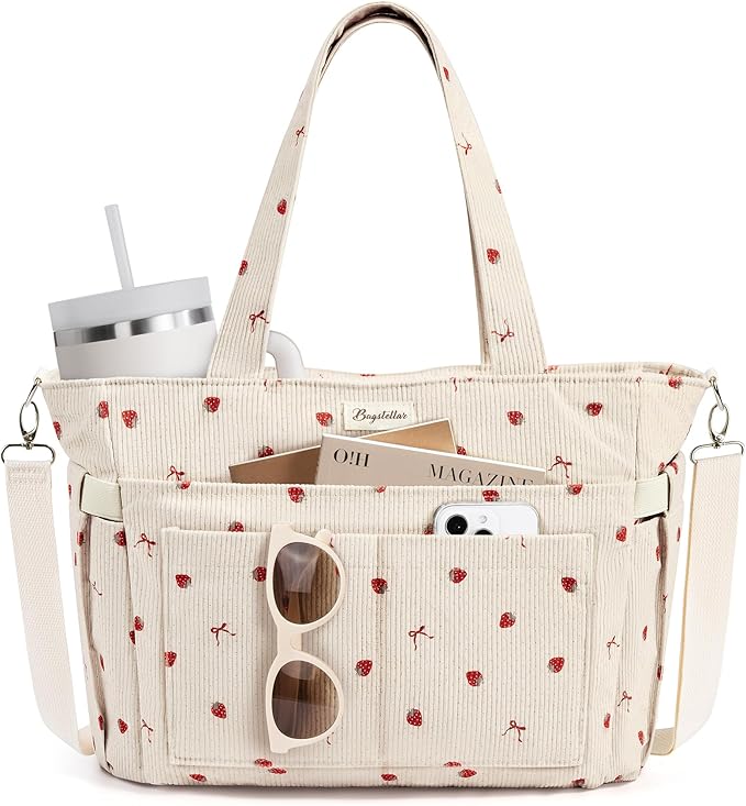 Corduroy Tote Bag