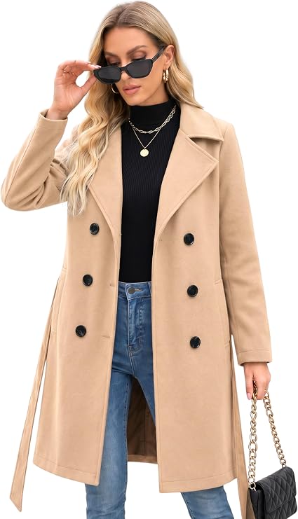 Double Breasted Trench Coat