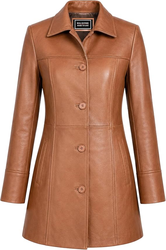 Car Coat Leather Jacket