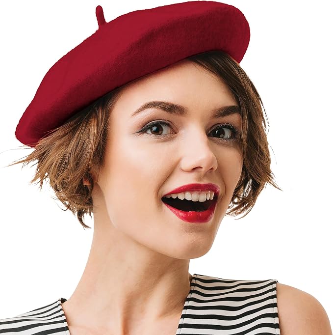 French Beret Wool Hat